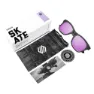 Siroko Los Lances Polarisierte Sonnenbrille, Black, Purple/CAT3