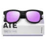 Siroko Los Lances Polarisierte Sonnenbrille, Black, Purple/CAT3
