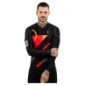 Siroko M2 Arizona Langarm-trikot, Black / red / orange, M