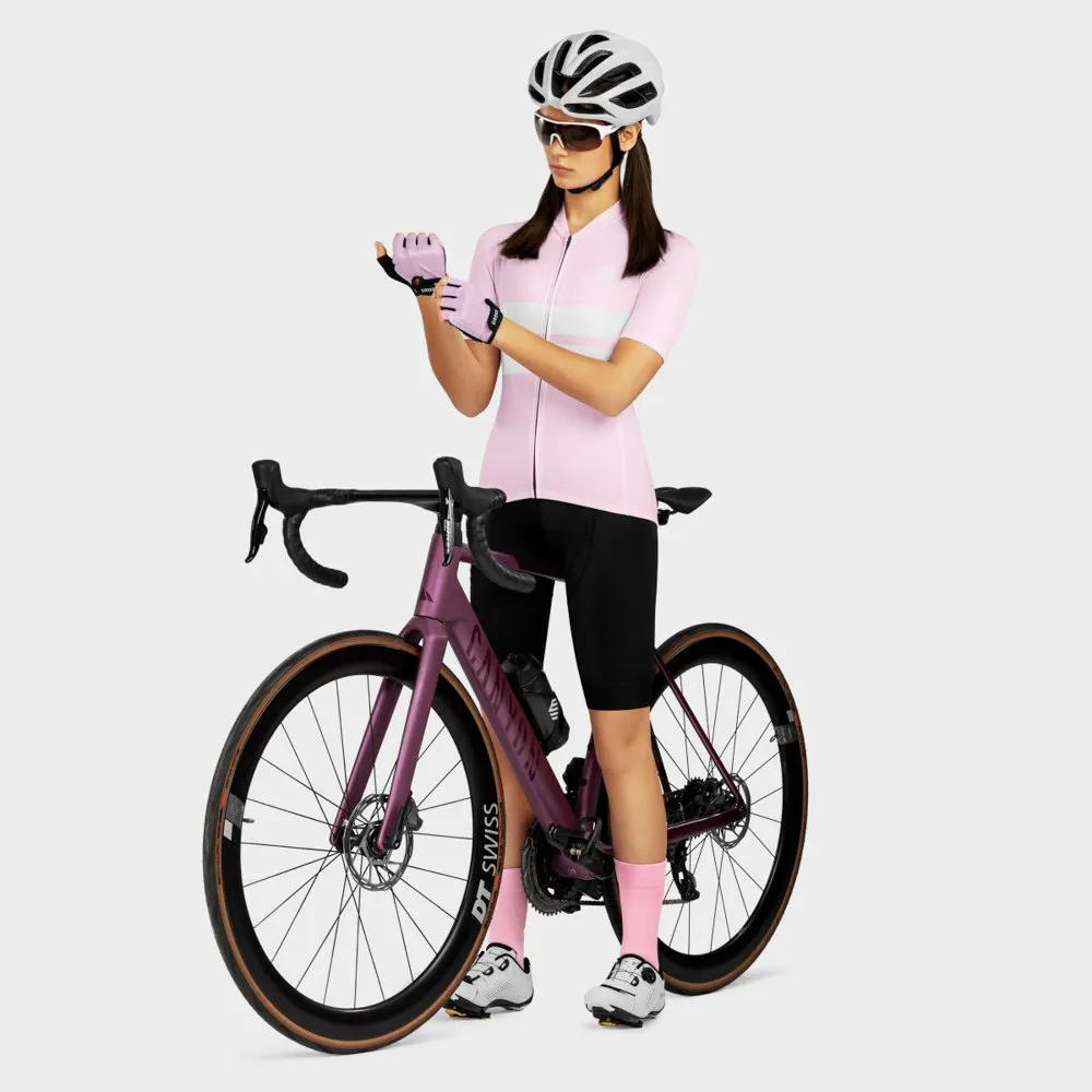 Siroko M2 Dalsnibba Kurzarm-radtrikot, Bubblegum pink / white Siroko M2 Dalsnibba Kurzarm-radtrikot, Bubblegum pink / white