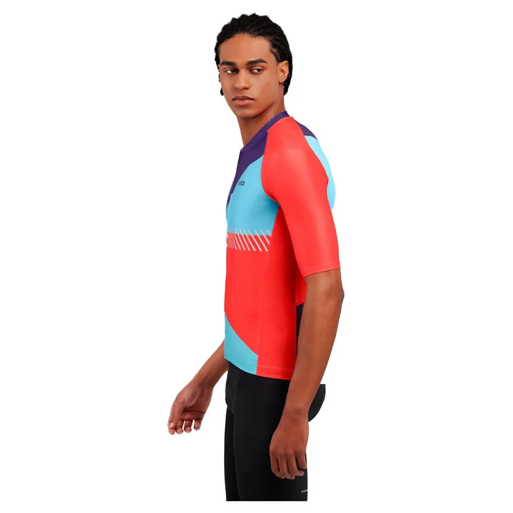 Siroko M2 Flèche Kurzarm-radtrikot, Red / blue / purple Siroko M2 Flèche Kurzarm-radtrikot, Red / blue / purple
