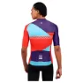 Siroko M2 Flèche Kurzarm-radtrikot, Red / blue / purple