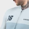 Siroko M2 Focus Langarm-trikot, Blue / grey / white, XL