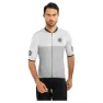 Siroko M2 Granfondo Kurzarm-radtrikot, White / grey