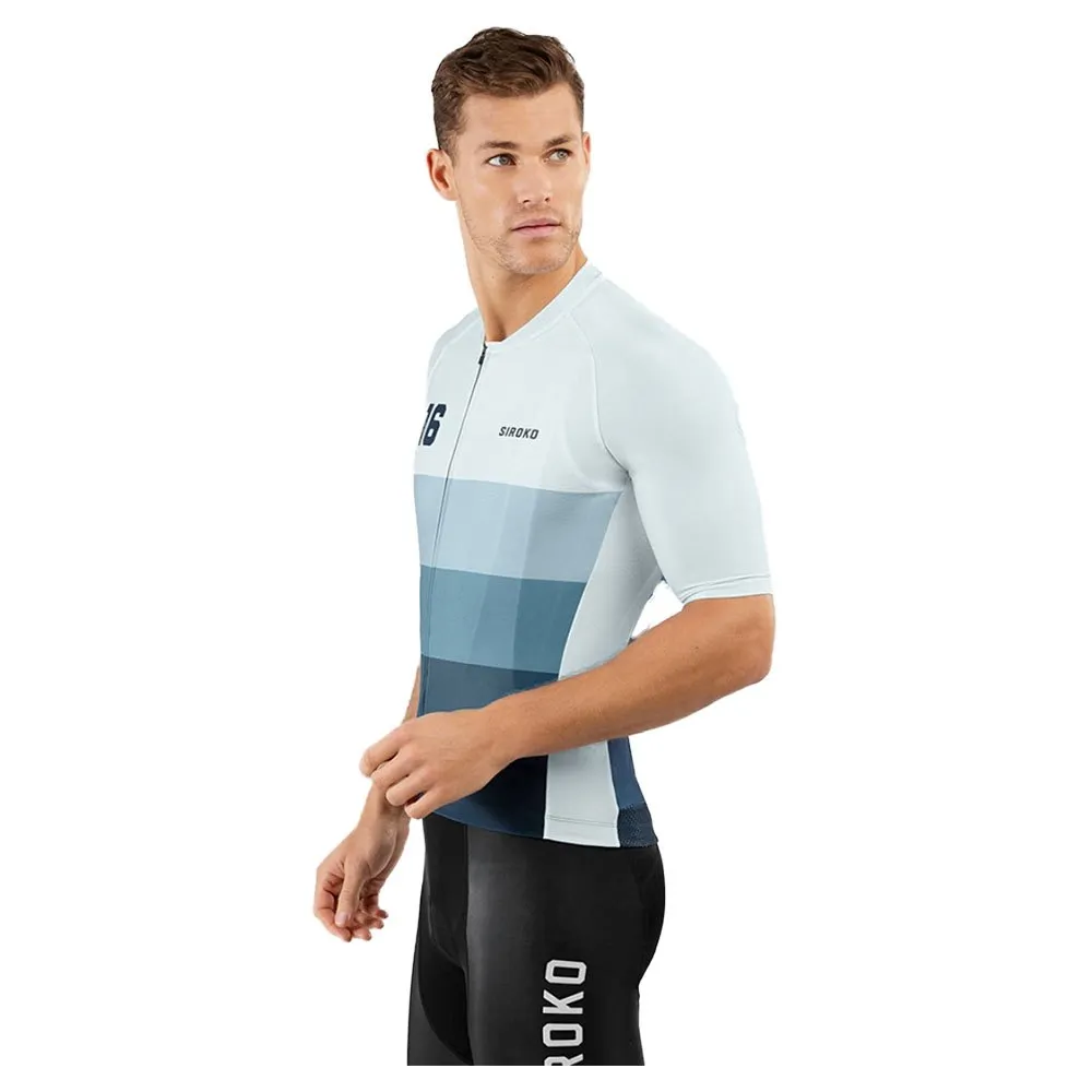 Siroko M2 Hardknott Pass Kurzarm-radtrikot, Blue, XS Siroko M2 Hardknott Pass Kurzarm-radtrikot, Blue, XS