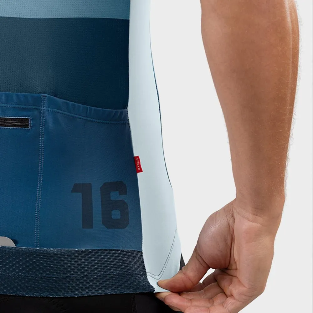 Siroko M2 Hardknott Pass Kurzarm-radtrikot, Blue, XS Siroko M2 Hardknott Pass Kurzarm-radtrikot, Blue, XS