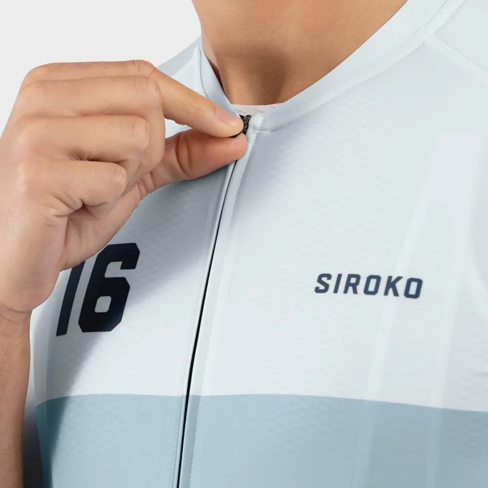 Siroko M2 Hardknott Pass Kurzarm-radtrikot, Blue, XS Siroko M2 Hardknott Pass Kurzarm-radtrikot, Blue, XS
