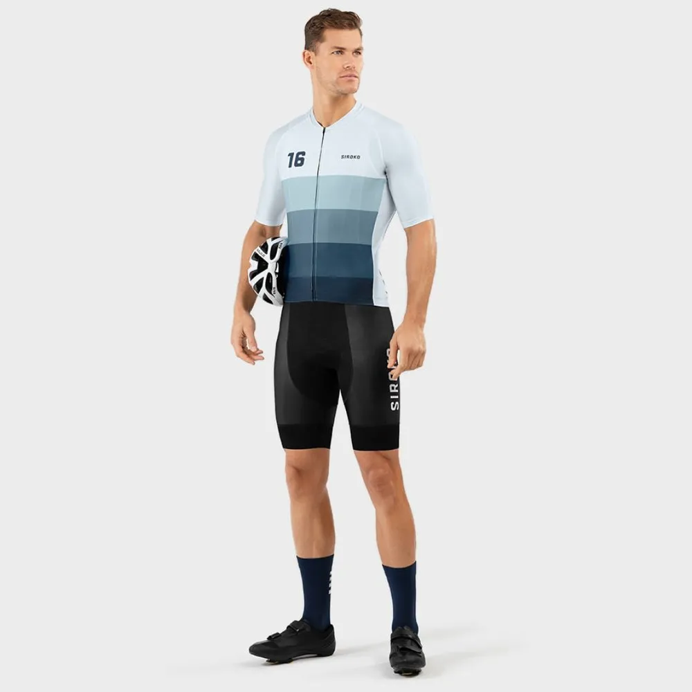 Siroko M2 Hardknott Pass Kurzarm-radtrikot, Blue, XS Siroko M2 Hardknott Pass Kurzarm-radtrikot, Blue, XS