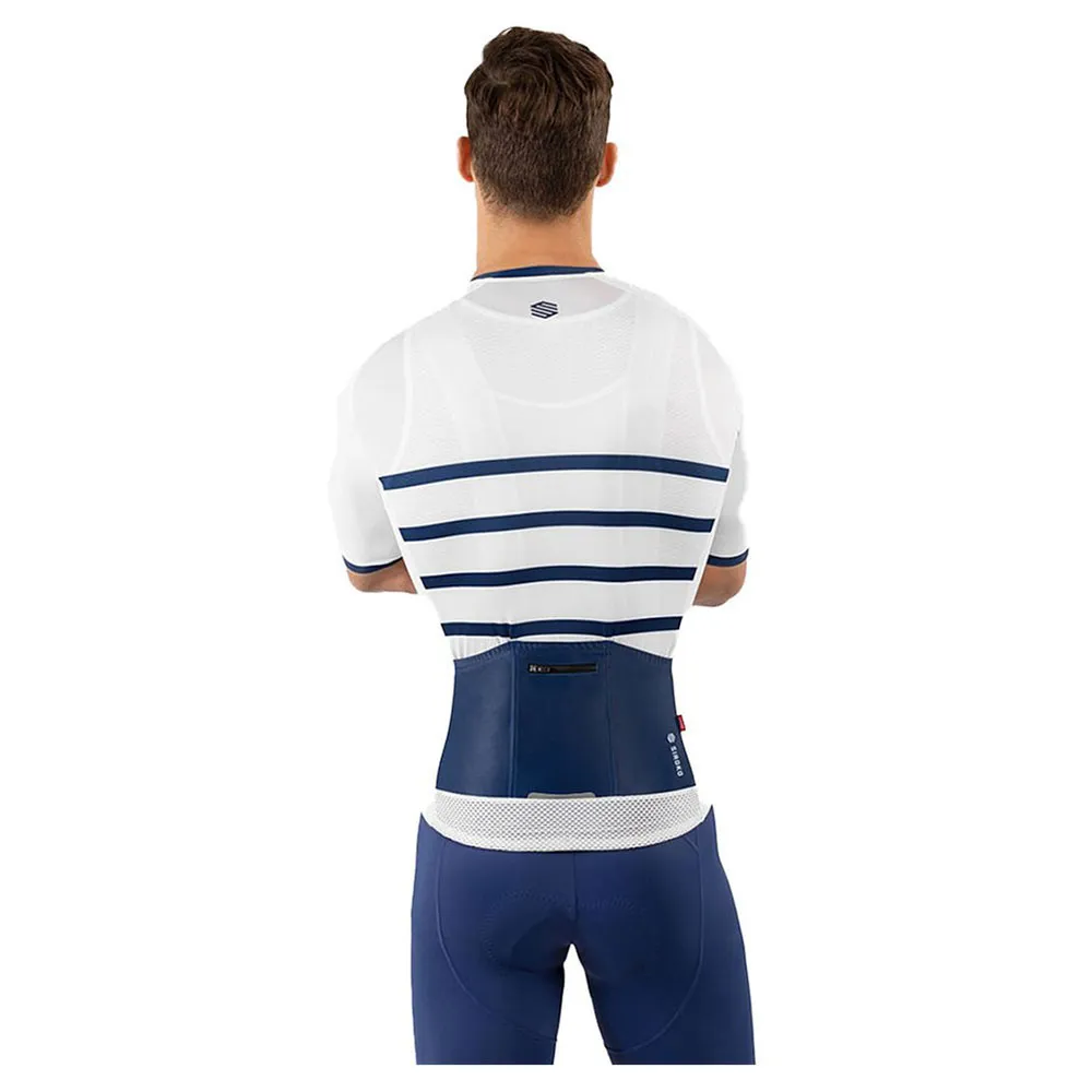 Siroko M2 Nevada Kurzarm-radtrikot, White / blue, XS