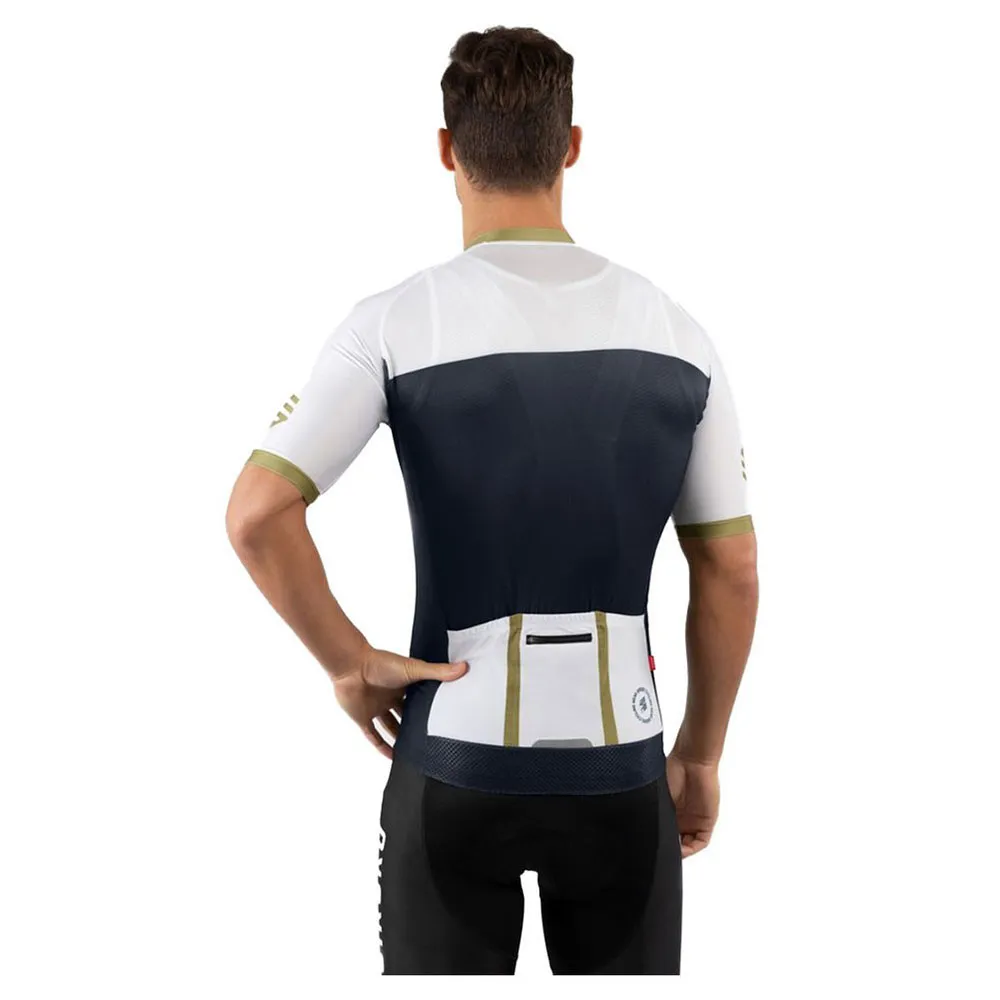 Siroko M2 Superclass Kurzarm-radtrikot, White / blue Siroko M2 Superclass Kurzarm-radtrikot, White / blue