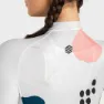 Siroko M2 Tulpen Kurzarm-radtrikot, White / coral