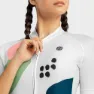 Siroko M2 Tulpen Kurzarm-radtrikot, White / coral