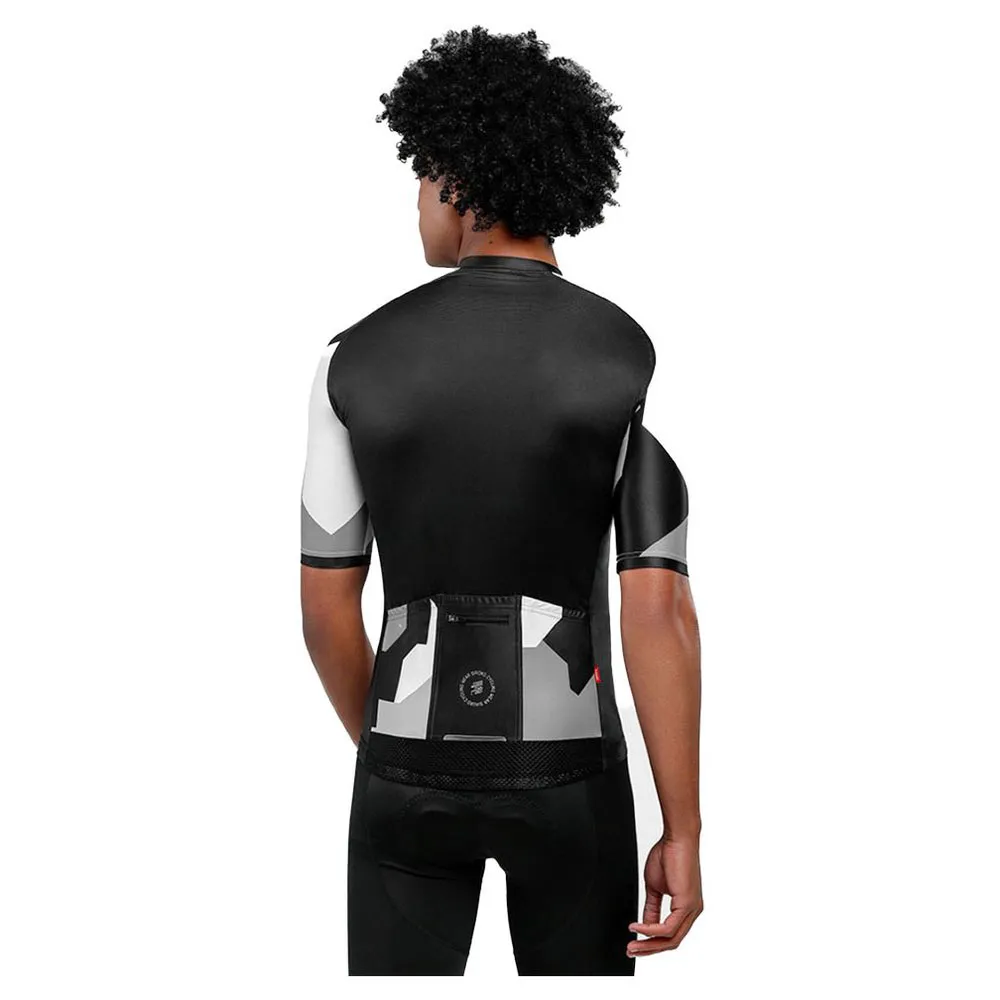 Siroko M2 Yorkshire Kurzarm-radtrikot, Black / white / grey, M