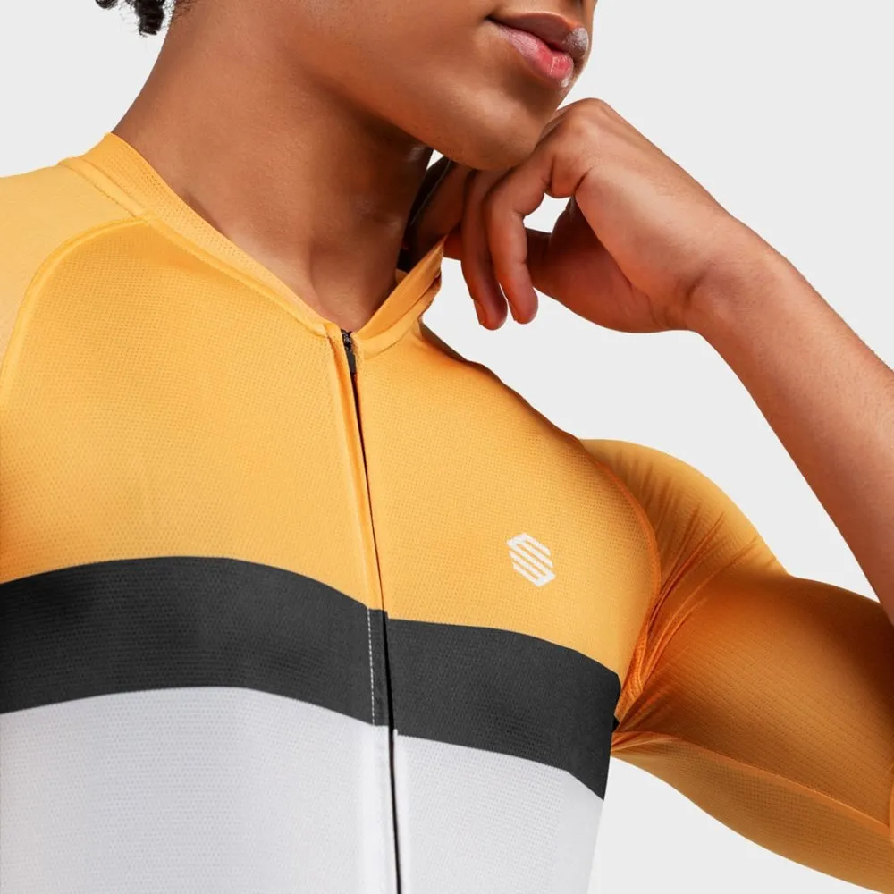Siroko M3 Hammer Kurzarm-radtrikot, White / black / yellow Siroko M3 Hammer Kurzarm-radtrikot, White / black / yellow