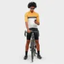 Siroko M3 Hammer Kurzarm-radtrikot, White / black / yellow