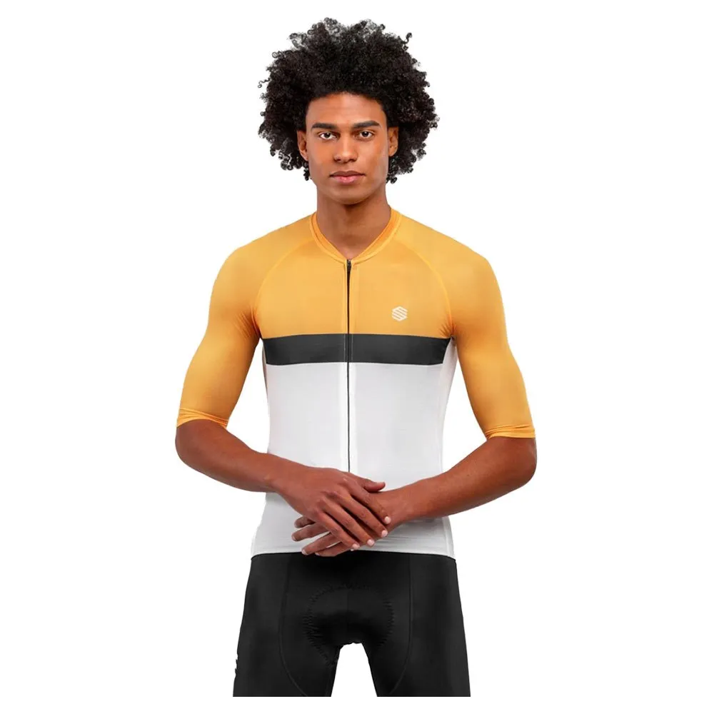 Siroko M3 Hammer Kurzarm-radtrikot, White / black / yellow Siroko M3 Hammer Kurzarm-radtrikot, White / black / yellow