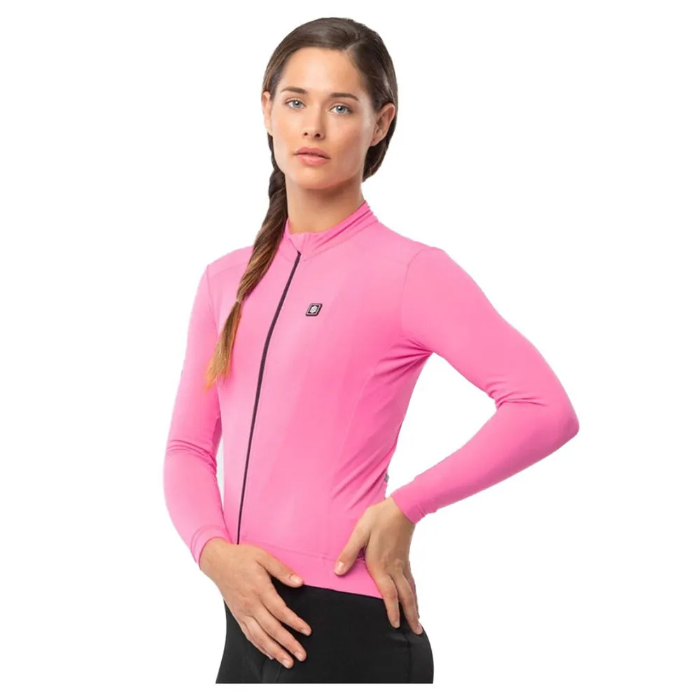 Siroko M4 Queen Stage Langarm-trikot, Pink Siroko M4 Queen Stage Langarm-trikot, Pink