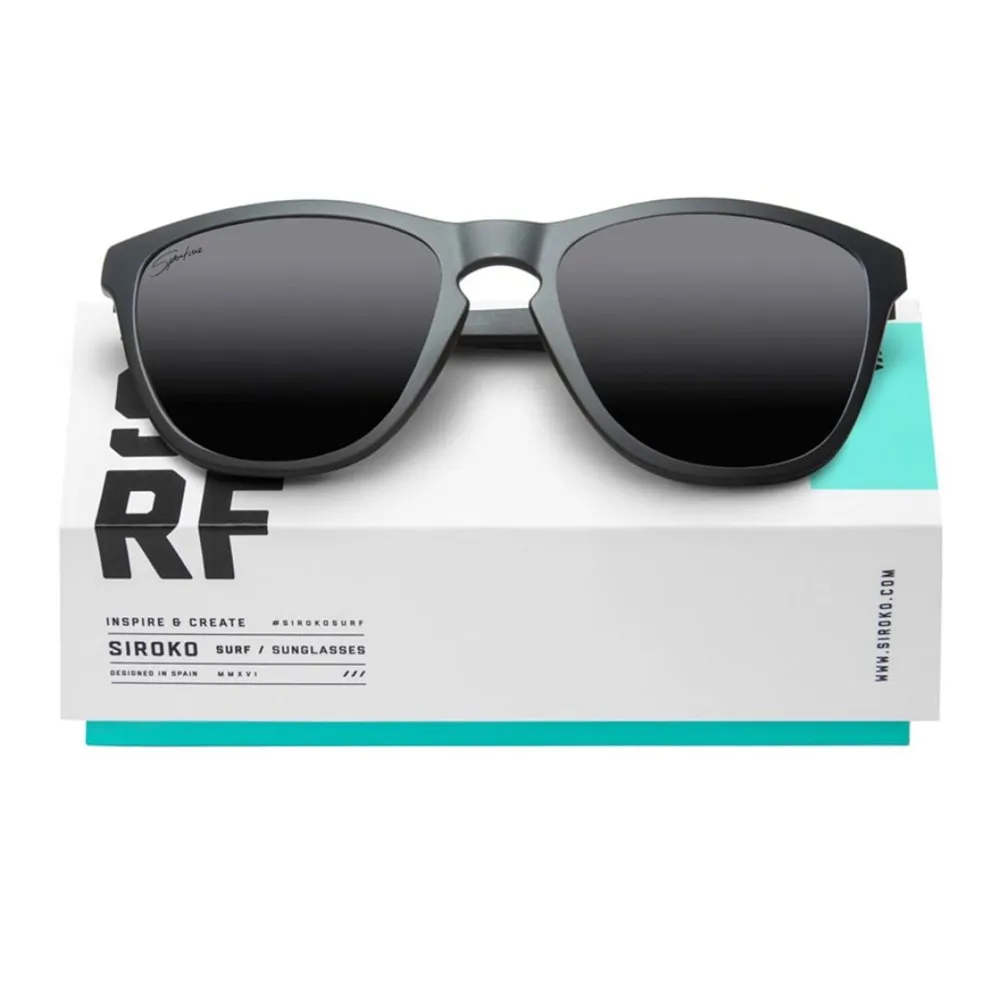 Siroko Macba Polarisierte Sonnenbrille, Grey, Black/CAT3 Siroko Macba Polarisierte Sonnenbrille, Grey, Black/CAT3