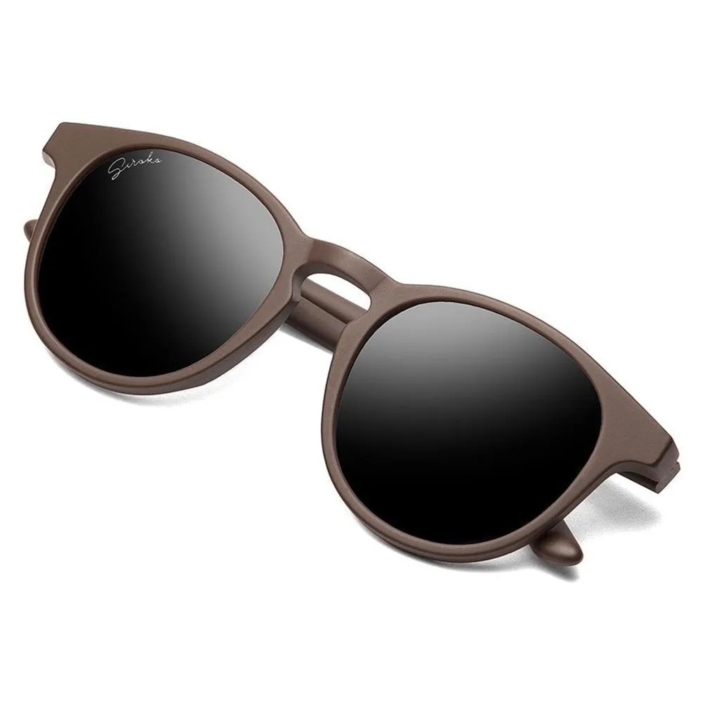 Siroko Maui Polarisierte Sonnenbrille, Brown / black, Black Mirror Siroko Maui Polarisierte Sonnenbrille, Brown / black, Black Mirror