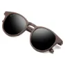 Siroko Maui Polarisierte Sonnenbrille, Brown / black, Black Mirror