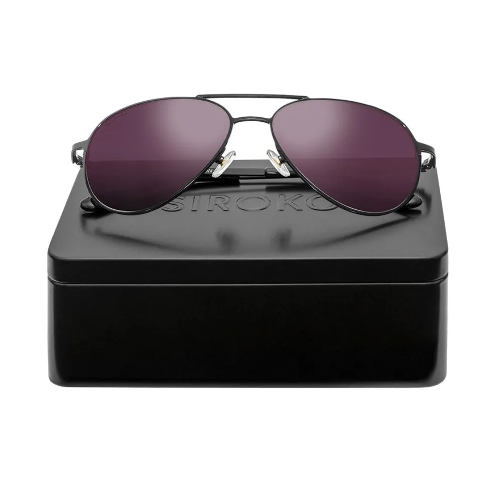 Siroko Navigli Sonnenbrille, Black / purple, Purple Mirror Siroko Navigli Sonnenbrille, Black / purple, Purple Mirror