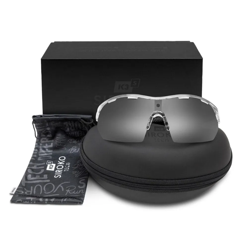 Siroko Pacific Coast Highway Photochrome Polarisierte Sonnenbrille, Clear, Black/CAT1-3 Siroko Pacific Coast Highway Photochrome Polarisierte Sonnenbrille, Clear, Black/CAT1-3