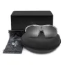 Siroko Pacific Coast Highway Photochrome Polarisierte Sonnenbrille, Clear, Black/CAT1-3