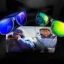 Siroko Pili Polarisierte Sonnenbrille, Blue, Blue Mirror