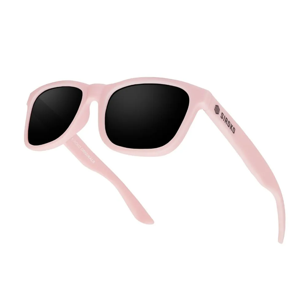 Siroko Portovenere Polarisierte Sonnenbrille, Pink / black, Black Mirror Siroko Portovenere Polarisierte Sonnenbrille, Pink / black, Black Mirror