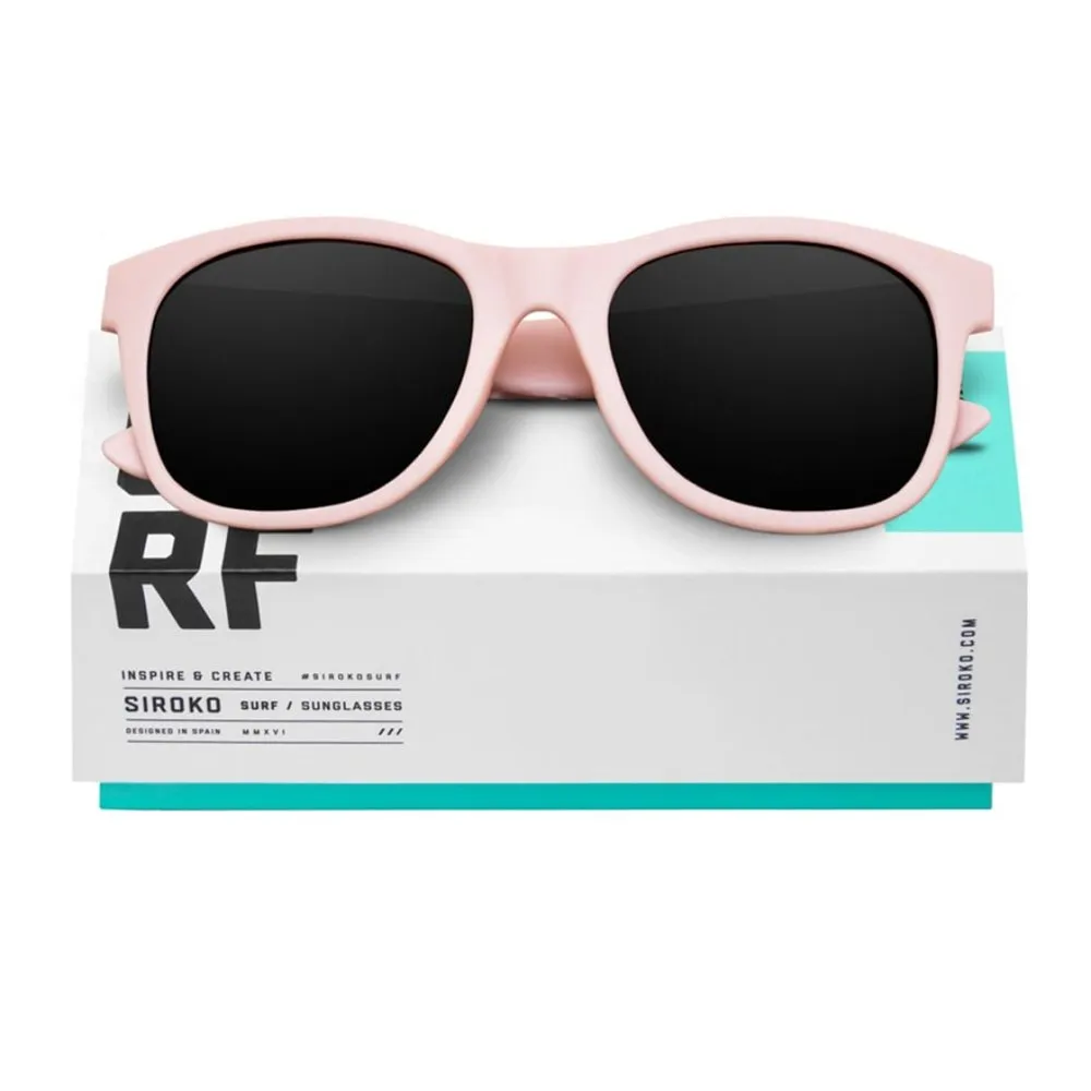 Siroko Portovenere Polarisierte Sonnenbrille, Pink / black, Black Mirror Siroko Portovenere Polarisierte Sonnenbrille, Pink / black, Black Mirror