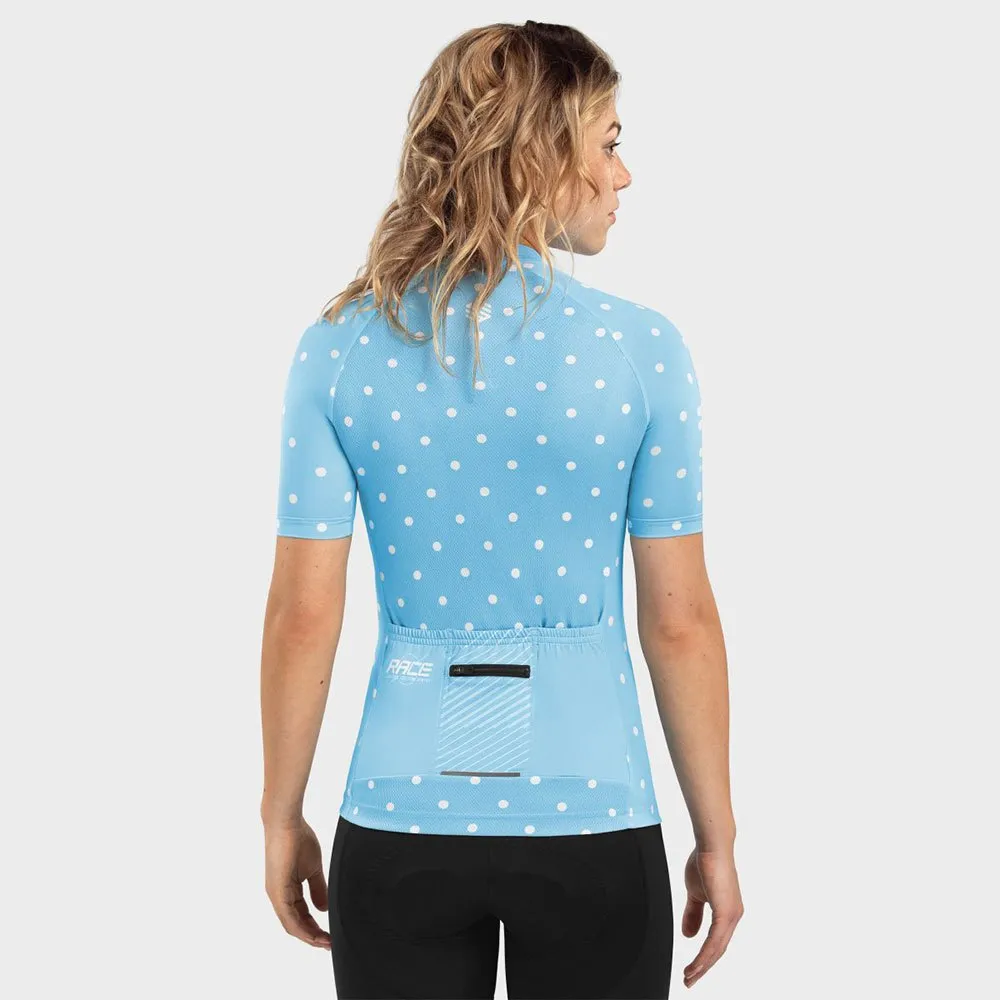 Siroko Race Dots Kurzarm-radtrikot, Blue Siroko Race Dots Kurzarm-radtrikot, Blue