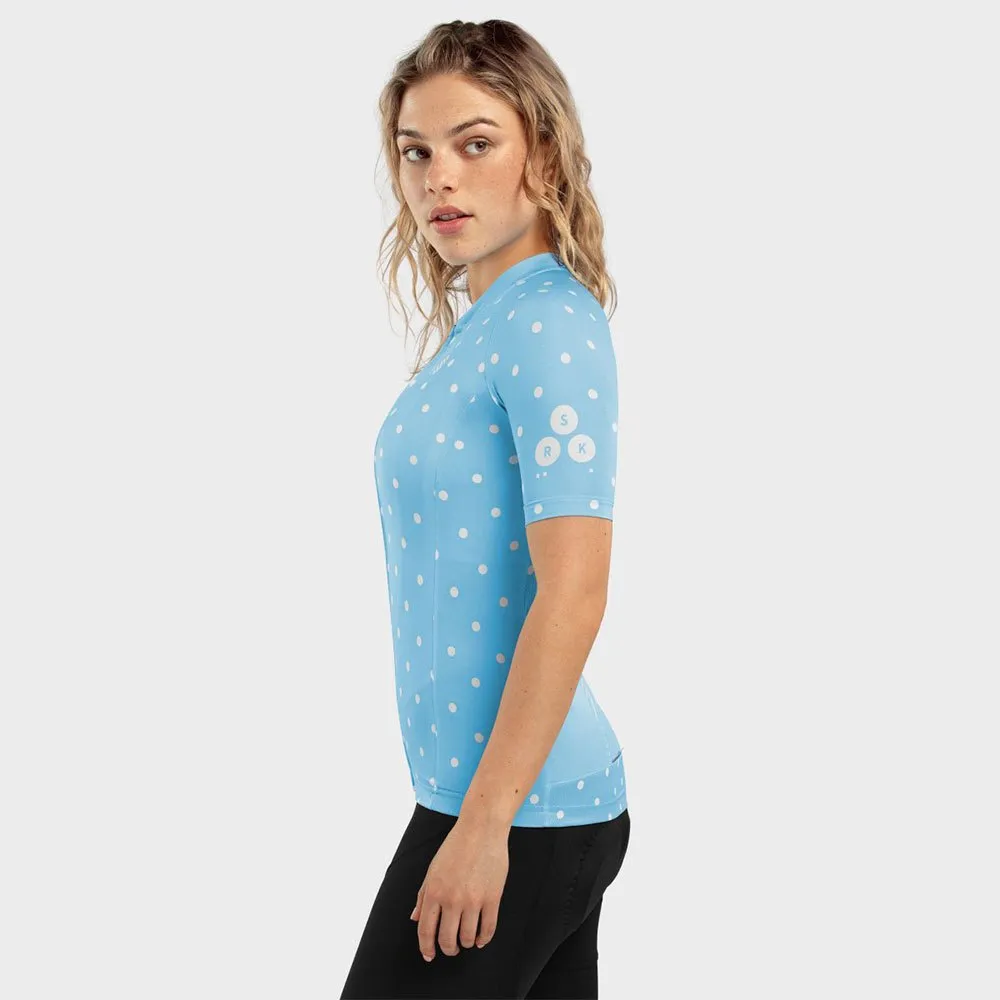 Siroko Race Dots Kurzarm-radtrikot, Blue Siroko Race Dots Kurzarm-radtrikot, Blue