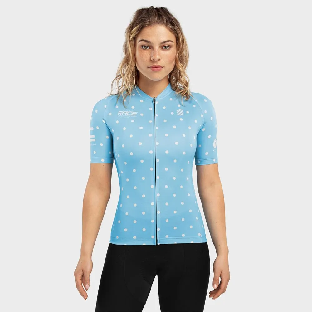 Siroko Race Dots Kurzarm-radtrikot, Blue Siroko Race Dots Kurzarm-radtrikot, Blue