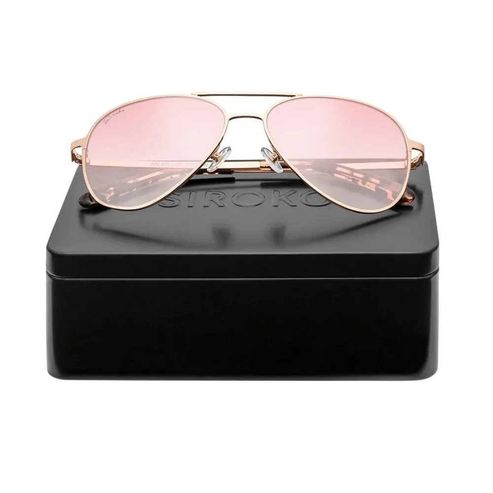 Siroko San Siro Sonnenbrille, Pink, Pink Mirror Siroko San Siro Sonnenbrille, Pink, Pink Mirror