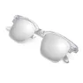 Siroko Skyline Sonnenbrille, White / grey, Grey Mirror/CAT2