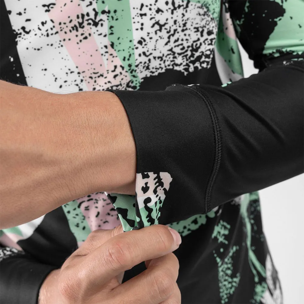Siroko Slush Rumble Langarm-baselayer, Multicolor / black