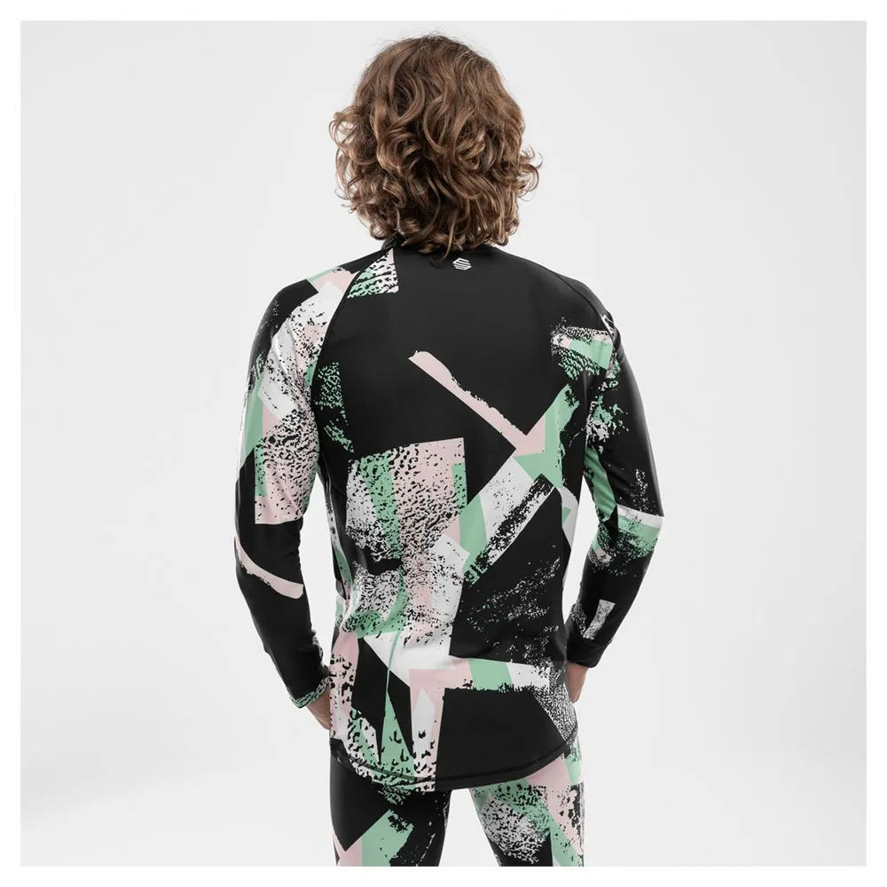 Siroko Slush Rumble Langarm-baselayer, Multicolor / black