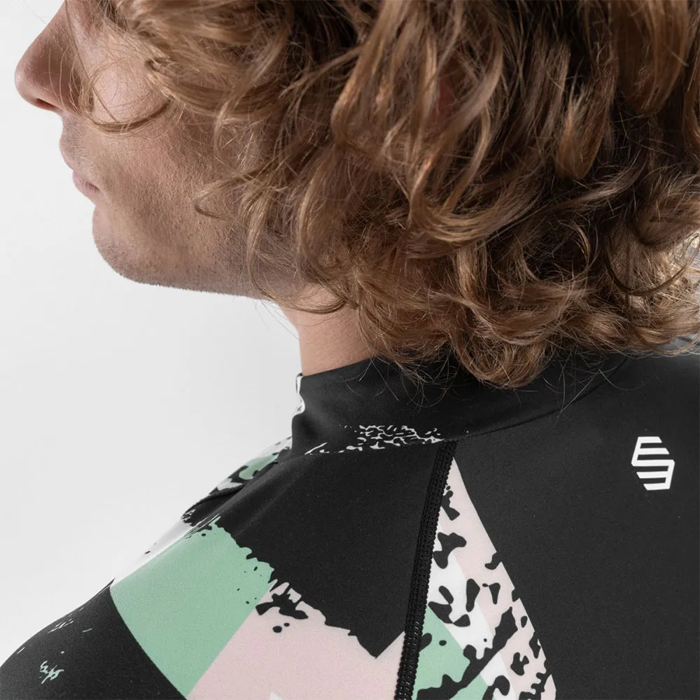 Siroko Slush Rumble Langarm-baselayer, Multicolor / black