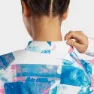 Siroko Slush Watercolor Langarm-baselayer, Gum pink / electric blue