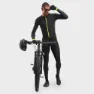 Siroko Srx Pro Kühtai Langarm-trikot, Black / yellow, M