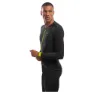 Siroko Srx Pro Kühtai Langarm-trikot, Black / yellow, M