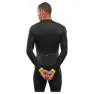 Siroko Srx Pro Kühtai Langarm-trikot, Black / yellow, M
