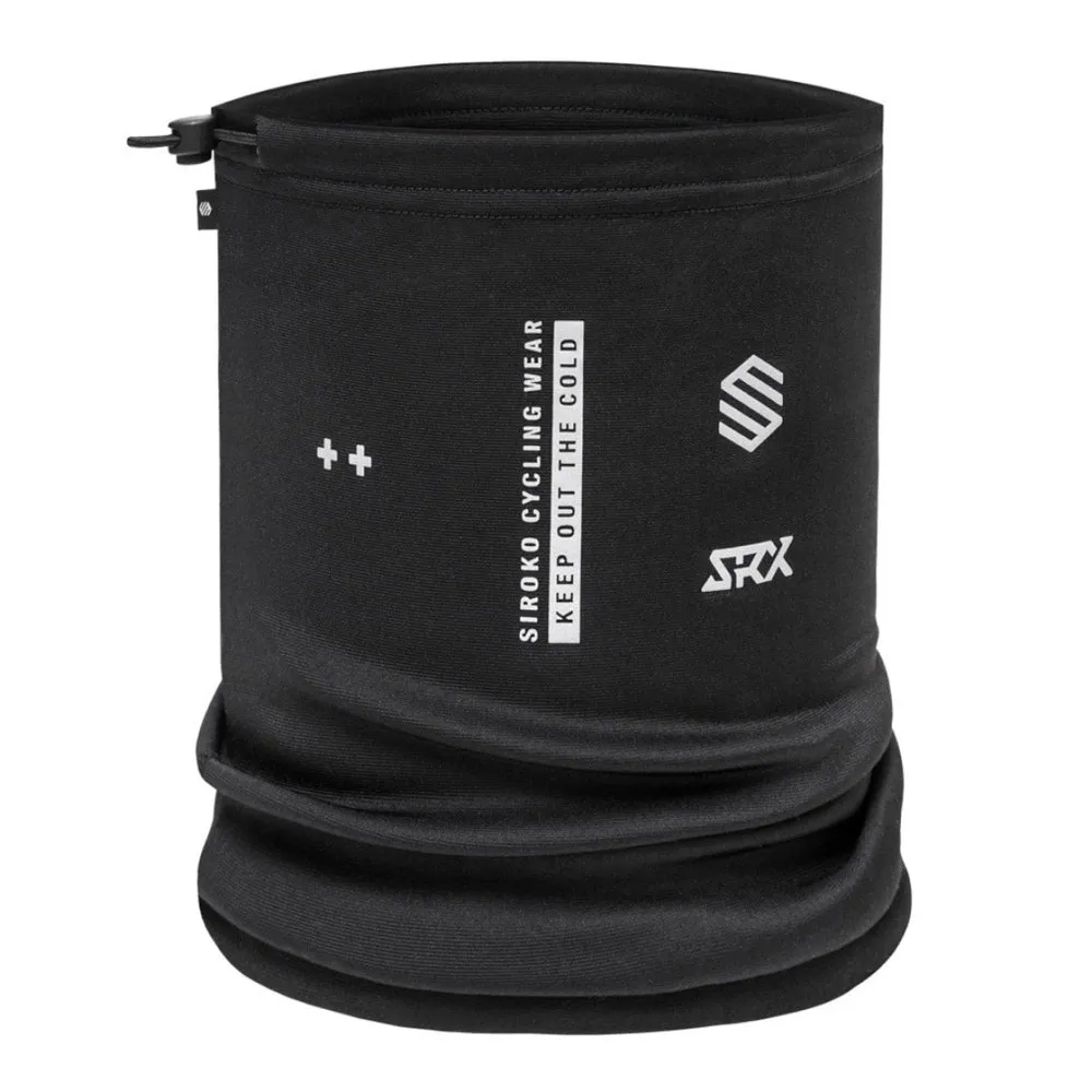 Siroko Srx Ultra Polar Thermal Nackenwärmer, Black