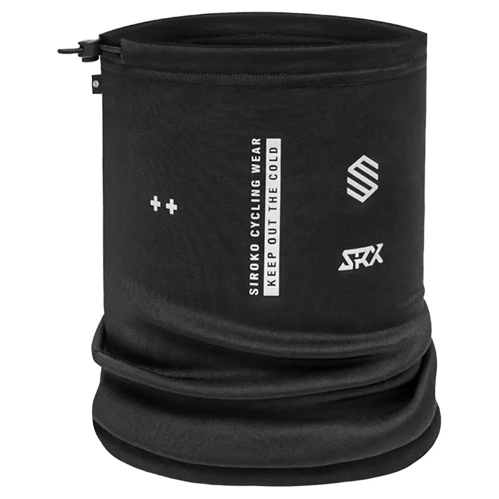 Siroko Srx Ultra Polar Thermal Nackenwärmer, Black