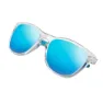 Siroko Superliga Sonnenbrille, White, Light Blue Mirror