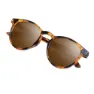 Siroko Tarifa Polarisierte Sonnenbrille, Brown, Brown Mirror
