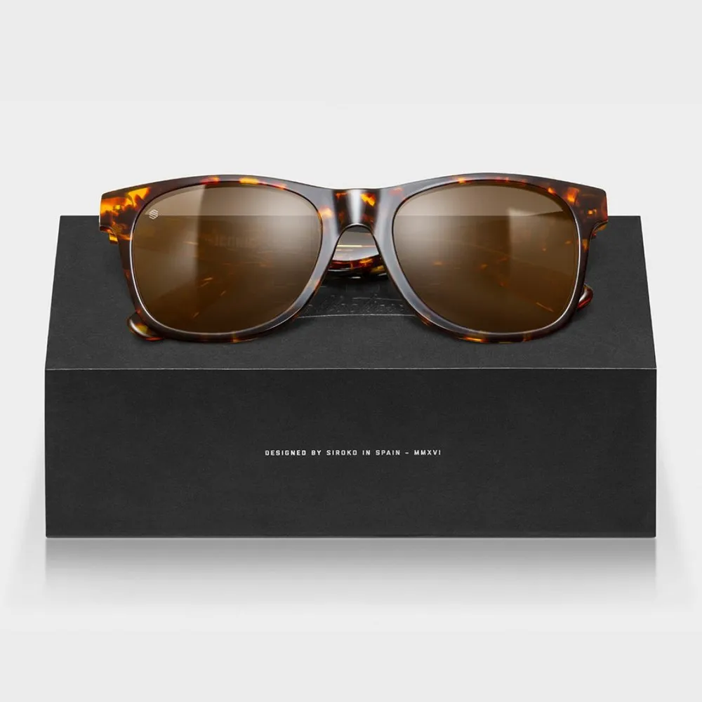 Siroko Temple Sonnenbrille, Brown, Brown Mirror/CAT3 Siroko Temple Sonnenbrille, Brown, Brown Mirror/CAT3