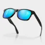 Siroko The City Sonnenbrille, Black / blue, Blue Mirror/CAT3