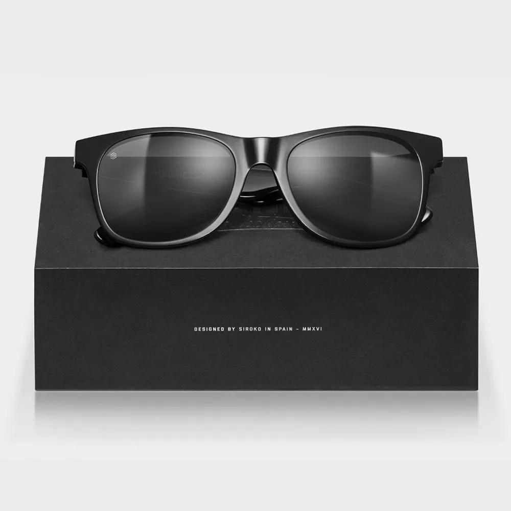 Siroko Total Black Sonnenbrille, Black, Black Mirror/CAT3 Siroko Total Black Sonnenbrille, Black, Black Mirror/CAT3