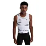 Siroko Vibz Auba Ärmelloses Baselayer, White / grey